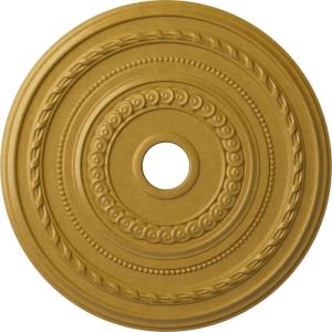 image25 38OD x 3 38ID x 1 38P Cole Ceiling Medallion Fits Canopies up to 9 18 HandPainted Night ShadeIridescent Gold Metallic Series