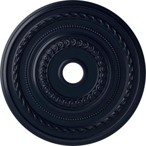 image25 38OD x 3 38ID x 1 38P Cole Ceiling Medallion Fits Canopies up to 9 18 HandPainted Night ShadeMidnight Dream Flat Finish