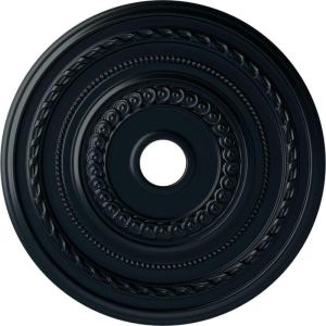 image25 38OD x 3 38ID x 1 38P Cole Ceiling Medallion Fits Canopies up to 9 18 HandPainted Night ShadeNight Shade Flat Finish