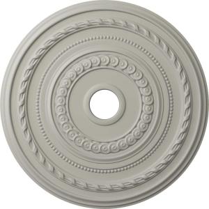 image25 38OD x 3 38ID x 1 38P Cole Ceiling Medallion Fits Canopies up to 9 18 HandPainted Night ShadePot of Cream Flat Finish