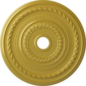 image25 38OD x 3 38ID x 1 38P Cole Ceiling Medallion Fits Canopies up to 9 18 HandPainted Night ShadeRich Gold Metallic Series