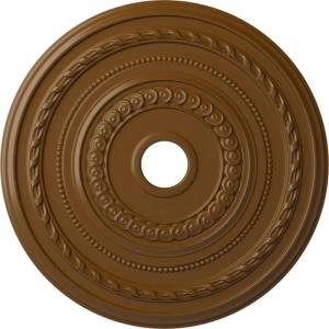 image25 38OD x 3 38ID x 1 38P Cole Ceiling Medallion Fits Canopies up to 9 18 HandPainted Night ShadeSmokey Topaz Flat Finish
