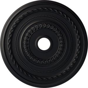 image25 38OD x 3 38ID x 1 38P Cole Ceiling Medallion Fits Canopies up to 9 18 HandPainted Night ShadeSteel Gray Metallic Series
