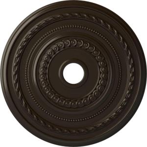 image25 38OD x 3 38ID x 1 38P Cole Ceiling Medallion Fits Canopies up to 9 18 HandPainted Night ShadeStone Hearth Flat Finish