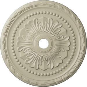 image31 12OD x 3 58ID x 1 34P Palmetto Ceiling MedallionHandPainted Clear Yellow