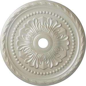 image31 12OD x 3 58ID x 1 34P Palmetto Ceiling MedallionHandPainted Flash Blue