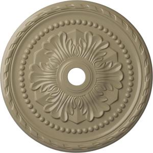 image31 12OD x 3 58ID x 1 34P Palmetto Ceiling MedallionHandPainted Gobi Desert