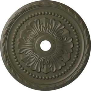 image31 12OD x 3 58ID x 1 34P Palmetto Ceiling MedallionHandPainted Witch Hazel