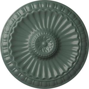 imageEkena Millwork CM11LIUWF 1114 x 118 Linus Ceiling Medallion Ultra Pure WhiteCloud Burst Flat Finish