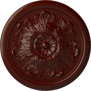 imageEkena Millwork CM12LEAMF 1234 x 78 Legacy Acanthus Ceiling Medallion AmericanaBrushed Mahogany Flat Finish