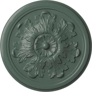 imageEkena Millwork CM12LEAMF 1234 x 78 Legacy Acanthus Ceiling Medallion AmericanaCloud Burst Flat Finish