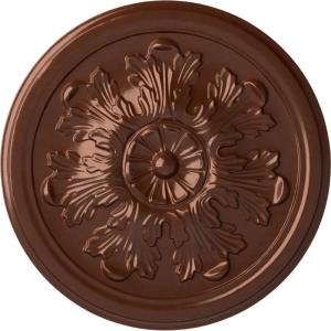 imageEkena Millwork CM12LEAMF 1234 x 78 Legacy Acanthus Ceiling Medallion AmericanaCopper Penny Metallic Series