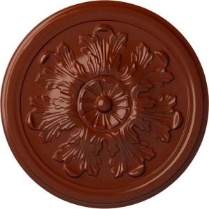 imageEkena Millwork CM12LEAMF 1234 x 78 Legacy Acanthus Ceiling Medallion AmericanaFirebrick Flat Finish