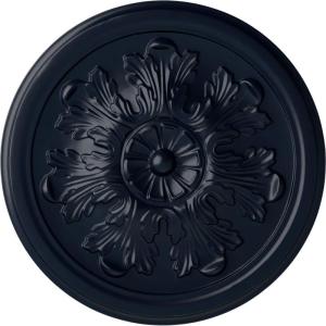 imageEkena Millwork CM12LEAMF 1234 x 78 Legacy Acanthus Ceiling Medallion AmericanaMidnight Dream Flat Finish
