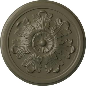 imageEkena Millwork CM12LEAMF 1234 x 78 Legacy Acanthus Ceiling Medallion AmericanaPainted Turtle Flat Finish