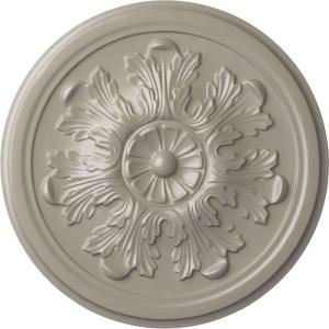 imageEkena Millwork CM12LEAMF 1234 x 78 Legacy Acanthus Ceiling Medallion AmericanaPearl White Metallic Series