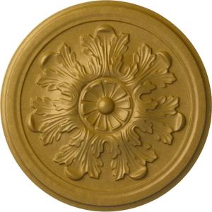 imageEkena Millwork CM12LEAMF 1234 x 78 Legacy Acanthus Ceiling Medallion AmericanaPharaohs Gold Metallic Series