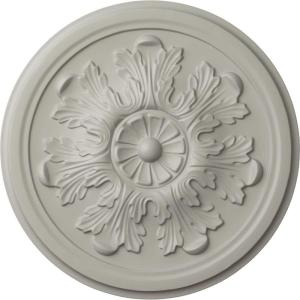 imageEkena Millwork CM12LEAMF 1234 x 78 Legacy Acanthus Ceiling Medallion AmericanaPot of Cream Flat Finish