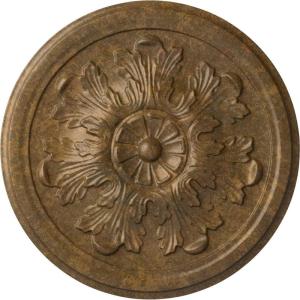 imageEkena Millwork CM12LEAMF 1234 x 78 Legacy Acanthus Ceiling Medallion AmericanaRubbed Bronze Metallic Series