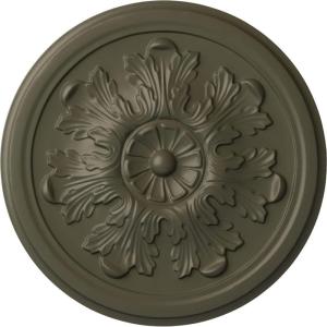 imageEkena Millwork CM12LEAMF 1234 x 78 Legacy Acanthus Ceiling Medallion AmericanaWitch Hazel Flat Finish