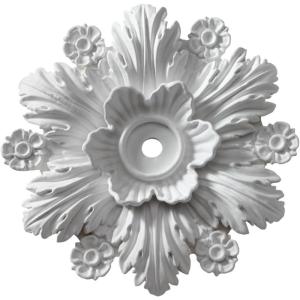 imageEkena Millwork CM15BM Beaumont Ceiling Medallion 14 38OD x 1ID x 2 34P Fits Canopies up to 2 12 Factory Primed