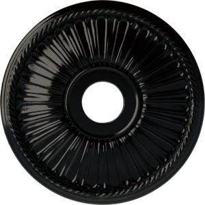 imageEkena Millwork CM20BE1PAS Berkshire Ceiling Medallion Pale GoldBlack Pearl Metallic Series