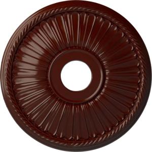 imageEkena Millwork CM20BE1PAS Berkshire Ceiling Medallion Pale GoldBrushed Mahogany Flat Finish
