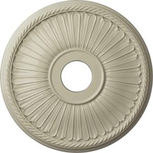 imageEkena Millwork CM20BE1PAS Berkshire Ceiling Medallion Pale GoldClear Yellow Flat Finish