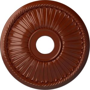 imageEkena Millwork CM20BE1PAS Berkshire Ceiling Medallion Pale GoldFirebrick Flat Finish