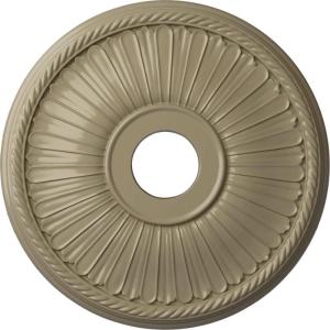 imageEkena Millwork CM20BE1PAS Berkshire Ceiling Medallion Pale GoldGobi Desert Flat Finish
