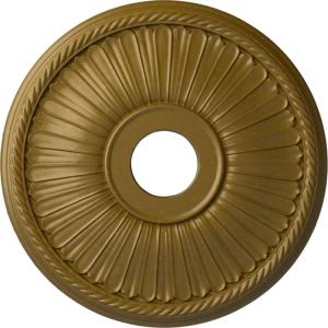 imageEkena Millwork CM20BE1PAS Berkshire Ceiling Medallion Pale GoldGold Rush Metallic Series