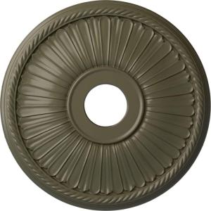 imageEkena Millwork CM20BE1PAS Berkshire Ceiling Medallion Pale GoldPainted Turtle Flat Finish