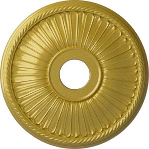 imageEkena Millwork CM20BE1PAS Berkshire Ceiling Medallion Pale GoldRich Gold Metallic Series