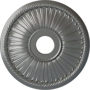 imageEkena Millwork CM20BE1PAS Berkshire Ceiling Medallion Pale GoldSilver Metallic Series