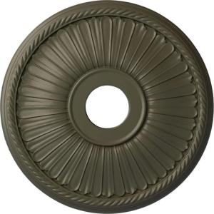 imageEkena Millwork CM20BE1PAS Berkshire Ceiling Medallion Pale GoldWitch Hazel Flat Finish