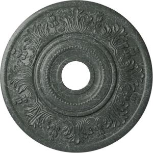 imageEkena Millwork CM20VIPCF Vienna Ceiling Medallion fits Canopies up to 6 12 Pot of CreamAthenian Green Crackle Flat Finish