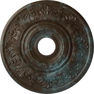 imageEkena Millwork CM20VIPCF Vienna Ceiling Medallion fits Canopies up to 6 12 Pot of CreamBronze Blue Patina Metallic Series