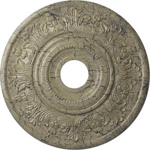 imageEkena Millwork CM20VIPCF Vienna Ceiling Medallion fits Canopies up to 6 12 Pot of CreamCastle Stone Crackle Flat Finish