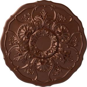 imageEkena Millwork CM22CN 22 12Inch OD Cornelia Ceiling MedallionHandPainted Copper Penny