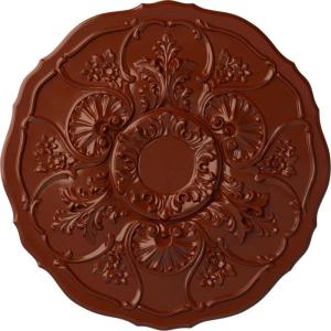 imageEkena Millwork CM22CN 22 12Inch OD Cornelia Ceiling MedallionHandPainted Firebrick