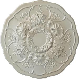 imageEkena Millwork CM22CN 22 12Inch OD Cornelia Ceiling MedallionHandPainted Flash Blue