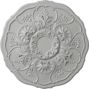 imageEkena Millwork CM22CN 22 12Inch OD Cornelia Ceiling MedallionHandPainted Frost