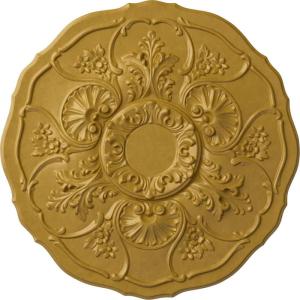 imageEkena Millwork CM22CN 22 12Inch OD Cornelia Ceiling MedallionHandPainted Iridescent Gold
