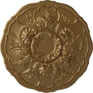 imageEkena Millwork CM22CN 22 12Inch OD Cornelia Ceiling MedallionHandPainted Pale Gold