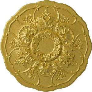 imageEkena Millwork CM22CN 22 12Inch OD Cornelia Ceiling MedallionHandPainted Rich Gold