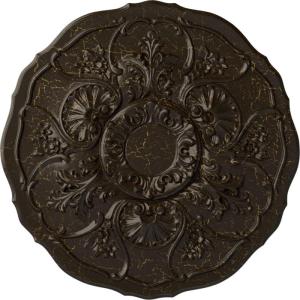 imageEkena Millwork CM22CN 22 12Inch OD Cornelia Ceiling MedallionHandPainted Stone Hearth Crackle