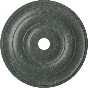 imageEkena Millwork CM26JEBLF Jefferson Ceiling Medallion 26 12OD x 3 58ID x 1 12P Fits Canopies up to 5 HandPainted Jet BlackAthenian Green Crackle Flat Finish