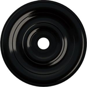 imageEkena Millwork CM26JEBLF Jefferson Ceiling Medallion 26 12OD x 3 58ID x 1 12P Fits Canopies up to 5 HandPainted Jet BlackBlack Pearl Metallic Series