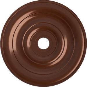imageEkena Millwork CM26JEBLF Jefferson Ceiling Medallion 26 12OD x 3 58ID x 1 12P Fits Canopies up to 5 HandPainted Jet BlackCopper Penny Metallic Series
