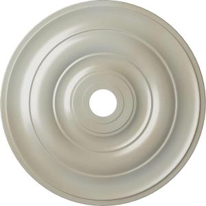 imageEkena Millwork CM26JEBLF Jefferson Ceiling Medallion 26 12OD x 3 58ID x 1 12P Fits Canopies up to 5 HandPainted Jet BlackFlash Blue Metallic Series